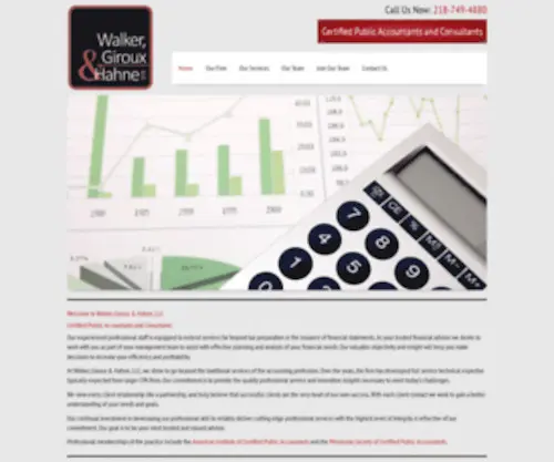 WGHcpas.com(Walker, Giroux & Hahne, LLC) Screenshot