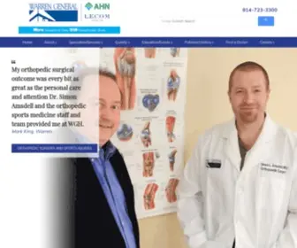 WGH.org(Warren General Hospital) Screenshot