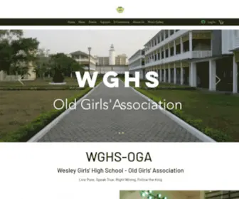 WGhsoga.com(Old Girls' Association) Screenshot