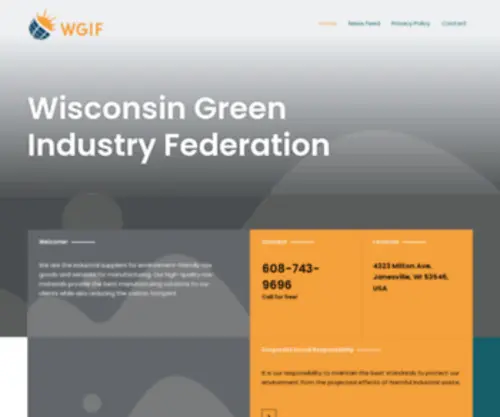 Wgif.net(Wisconsin Green Industry Federation) Screenshot