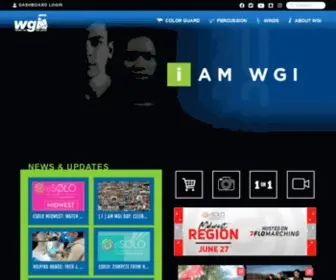 Wgi.org(WGI Sport of the Arts) Screenshot