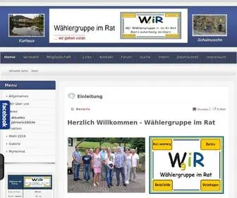 Wgir.de(Wählergruppe im Rat e) Screenshot