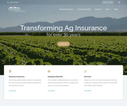 Wgis.com(Western Growers Insurance Services) Screenshot