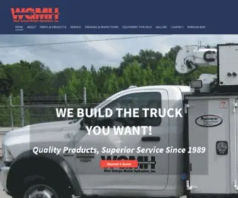 WGmhinc.com(West Georgia Mobile Hydraulics) Screenshot