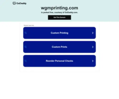 WGMprinting.com(WGMprinting) Screenshot