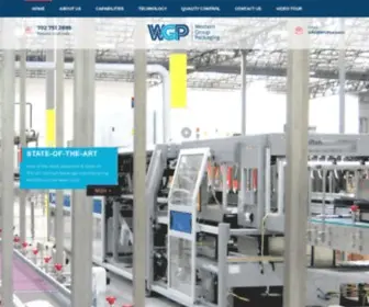 WGpco.com(State-of-the-art Contract Beverage Manufacturing) Screenshot