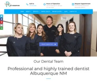 Wgregoryrosedds.com(Dentist Albuquerque NM) Screenshot