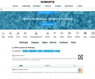 Wgrupos.com(Grupos do whatsapp) Screenshot