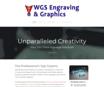 WGssigns.com(WGS Engraving and Graphics) Screenshot