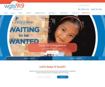WGTS.org(WGTS 91.9) Screenshot