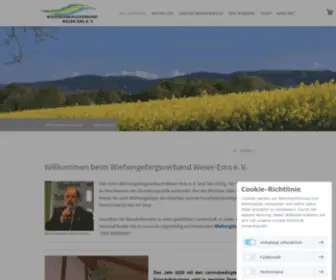 WGV-Weser-EMS.de(Willkommen beim Wiehengebirgsverband Weser) Screenshot