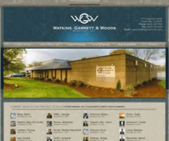 WGwmortuary.com(Watkins) Screenshot