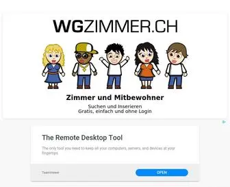 Wgzimmer.ch(Herzlich Willkommen) Screenshot