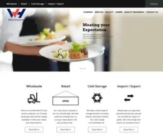 WH-Food.com.au(Wing Hong Group) Screenshot