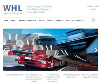 WH-Logistic.com(Wh logistic) Screenshot