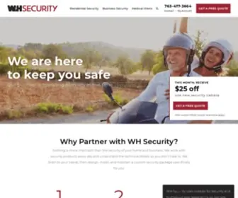WH-Security.com(Security Systems) Screenshot