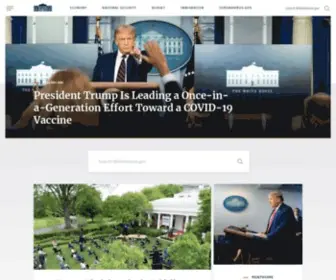 WH.gov(The White House) Screenshot