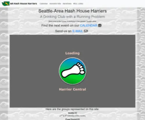 WH3.org(Seattle-Area Hash House Harriers) Screenshot