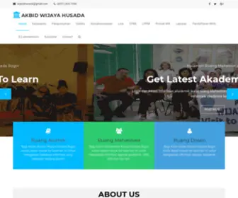 Whakademik.com(Wijaya Husada Bogor) Screenshot