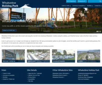 Whakataneholidaypark.co.nz(Whakatāne) Screenshot