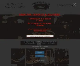 Whaleandale.com(English Steakhouse) Screenshot