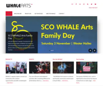 Whalearts.co.uk(Wester Hailes Arts for Leisure and Education) Screenshot