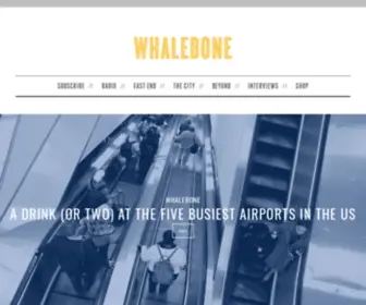 Whalebonemag.com(Whalebone) Screenshot