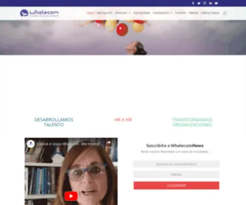 Whalecom.com.ar(Whalecom Change & Development) Screenshot