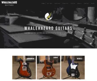 Whalehazard.com(Whalehazard Guitars) Screenshot