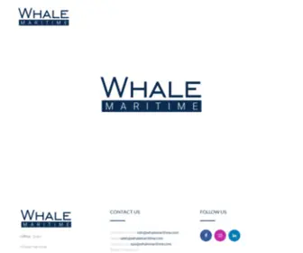 Whalemaritime.com(Whale Maritime) Screenshot