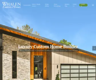 Whalencustomhomes.com(Whalen Custom Homes) Screenshot