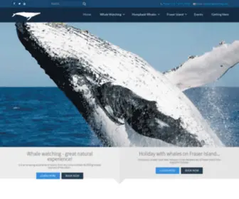 Whalewatch.com.au(Hervey Bay) Screenshot