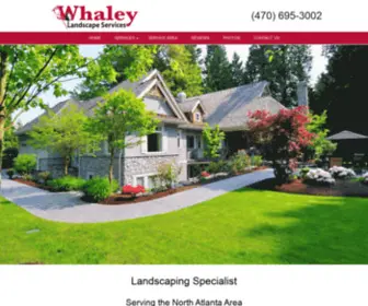 Whaley-Landscape.com(Whaley Landscape Services) Screenshot