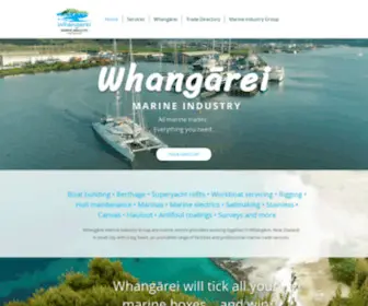 Whangareimarine.co.nz(Whangarei Marine Industry New Zealand) Screenshot