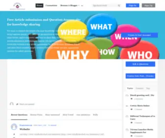 Whanswer.com(Best Question Answer Sites in US) Screenshot