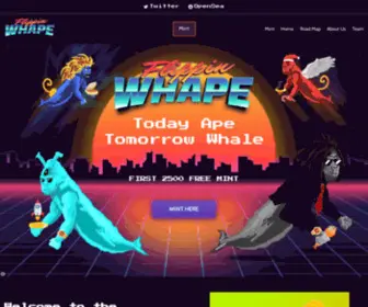 Whapenft.com(Today Ape) Screenshot