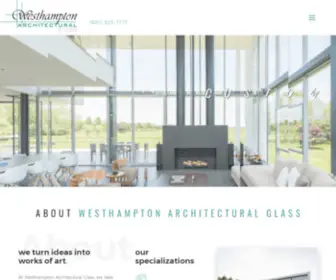 Wharchglass.com(Westhampton Architectural Glass) Screenshot