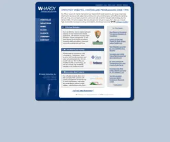 Whardy.com(Walter Hardy) Screenshot
