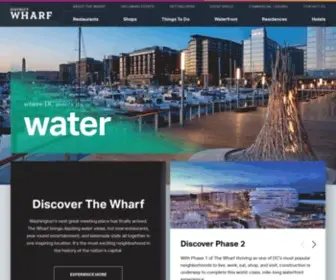 Wharfdc.com(The Wharf) Screenshot