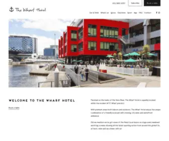 Wharfhotel.com.au(The Wharf) Screenshot