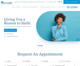 Wharncliffedental.ca(Dentist in North London) Screenshot