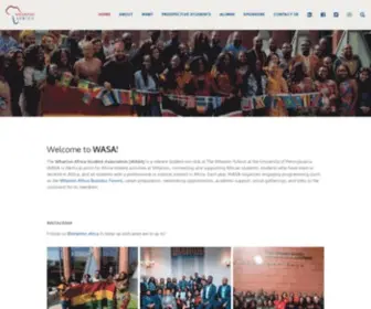 Whartonafrica.com(Wharton Africa Student Association) Screenshot