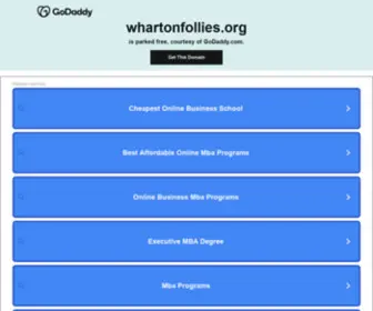 Whartonfollies.org(Whartonfollies) Screenshot