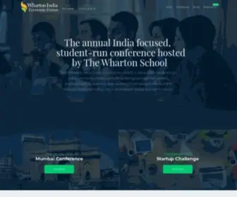 Whartonindia.com(The Wharton India Economic Forum (WIEF)) Screenshot