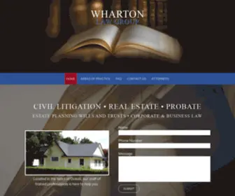 Whartonlawgroup.com(Mysite) Screenshot