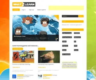 What2Learn.com(Online Virtual School) Screenshot