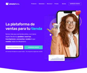 Whataform.com(Crea catálogos de ventas conectados a la API de WhatsApp) Screenshot