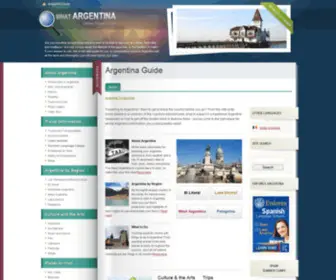 Whatargentina.com(Argentina Guide) Screenshot