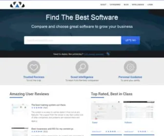 Whatasoftware.com(Business Software Reviews) Screenshot