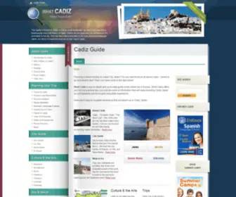 Whatcadiz.com(Cadiz Guide) Screenshot